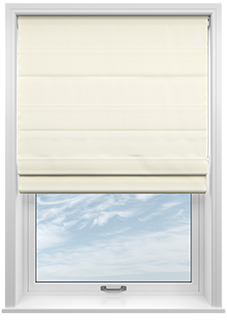 Knutsford, Natural Cream - Motorised Roman Blind